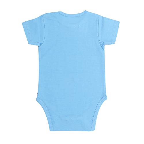 Image of YUV Baby Boy's and Girl's Pack of 5 Multi-Coloured Half Sleeve 100% Cotton Printed Onesie /Romper - 0 to 12 Months