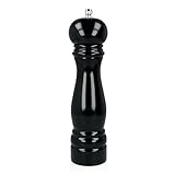 Disco amolador cerámico Metaltex - Molinillo Pimentero 21cm en madera lacada en color negro
