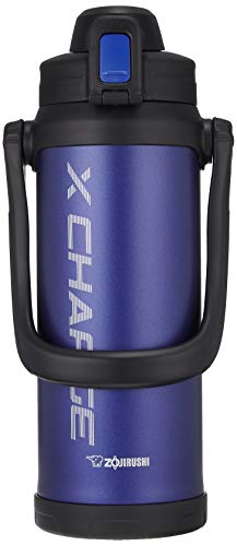 Zojirushi SD-BD20-AD Zojirushi Water Bottle, Direct Drinking, Sports Type, Stainless Steel Jug Bottle, 0.7 gal (2.06 L), Navy