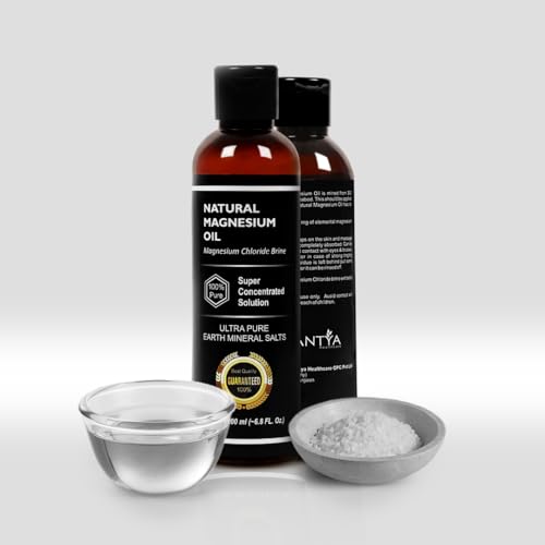 Image of ANANTYA NATURAL MAGNESIUM OIL | Topical Magnesium Oil for feet, Sleep Support, Pain Relief & Muscle Recovery | Magnesium Oil 100ml