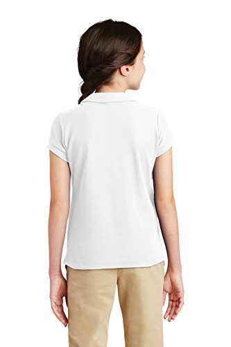 Port Authority Girls Silk Touch Peter Pan Collar Polo3