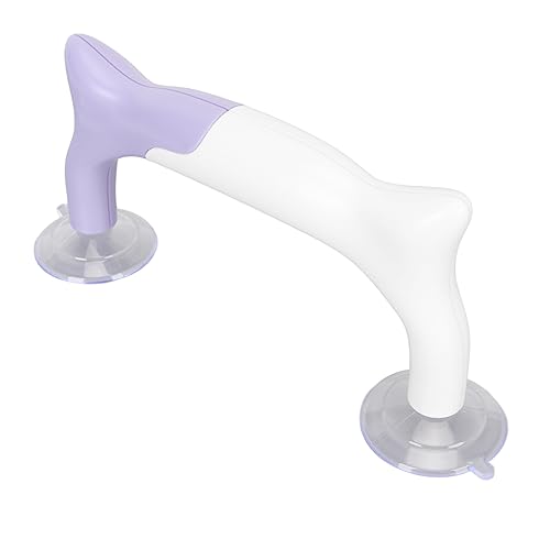 TARSHYRY Quilt-Linealgriff mit Starkem Saugnapf Zum Nähen und Patchwork, Einfache Montage, Weißes ABS-PVC-Griffwerkzeug für Präzises Stoffschneiden