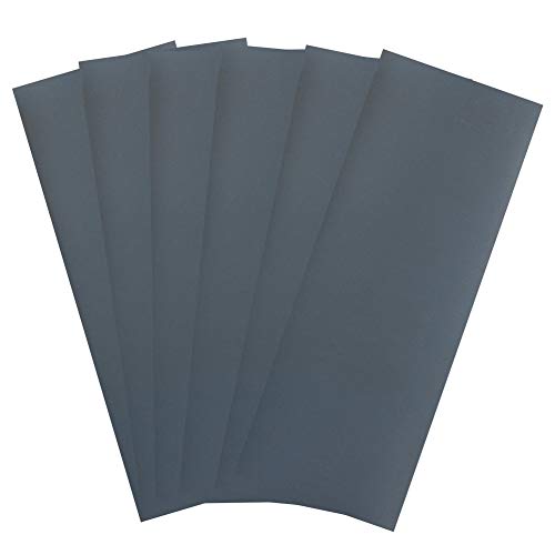 Papier abrasif grain 1200 anti-encrassement pour éliminer les imperfections de peinture sur métal