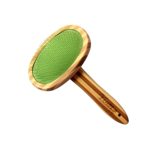 Hohopeti Pente De De Cachorro Bambu Madeira Escova Animal De Estimação