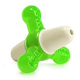 Fluffy Paws Squeaky Rubber Dog Toy - Five-Pointed Chew Toy, Durable, Tough Chewers, Massage Gums, Cl