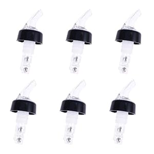 Cabilock 6 Stks 30 Ml Gemeten Fles Schenker Dranken Wijn Cocktail Dispenser Meten Shot Kamer Schenker Schenktuit Stop…