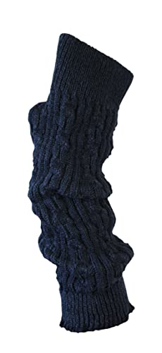 SC-Strümpfe Damen Armstulpen aus Wolle Marine one Size Cover
