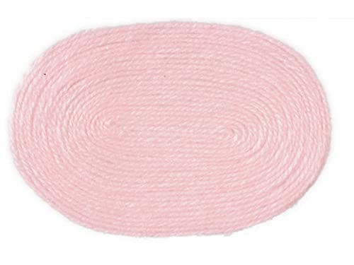 Tapis miniature 1:12 rose bébé ovale accessoire Melody Jane maison poupée