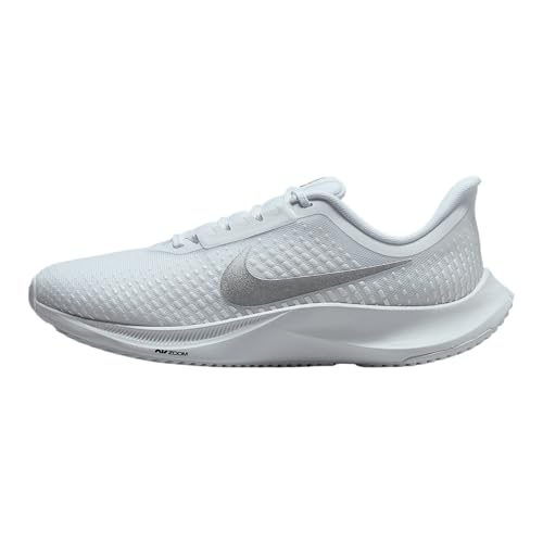 Chaussures de pom-pom girl Nike Power Flight blanc et argenté modèle FV6290-100