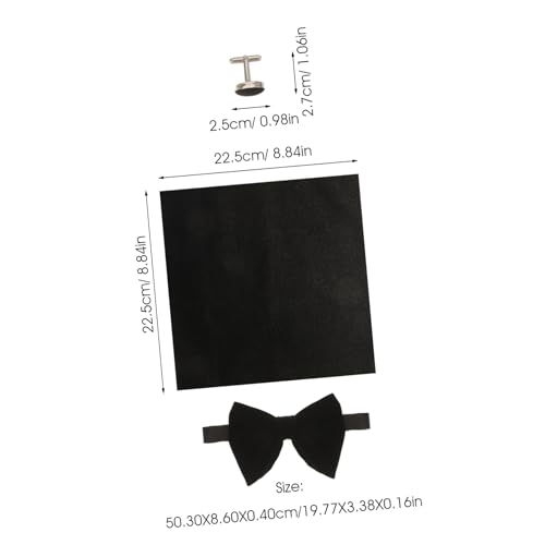 Set de corbatín y gemelos para hombre VALICLUD miniatura 2