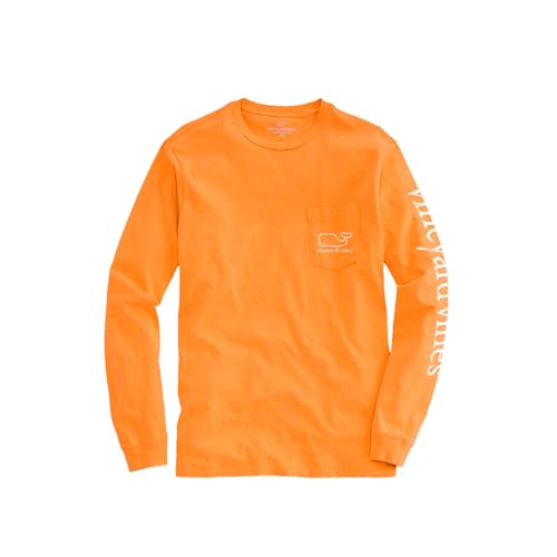 Image of vineyard vines Men's Long Sleeve Vintage Whale Pocket T-Shirt