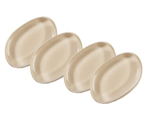 Juego de 4 esponjas de silicona de maquillaje de 2 lados