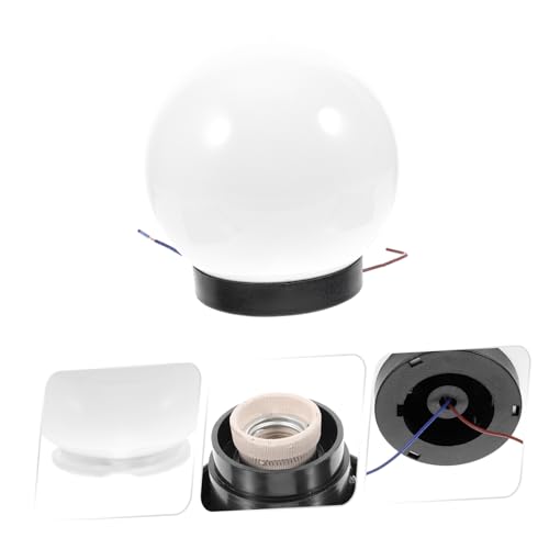 Pantalla de Lámpara de Poste de Plástico con acabado en globo para exterior 7