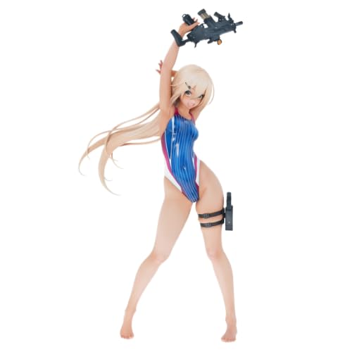 Image of Anime Illustration Suieibu no Kohai-chan Figure Swimsuit Girl Statue