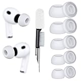 SOULWIT シリコン イヤーピース for AirPods Pro 3 (第3世代 2025) 用 イヤーチップ Pro3 交換 イヤホン カバー for エアーポッズ プロ 3 に対応 イヤホン ピース クリーニングキット付き イヤホン チップ (XXS,XS,S,M,Lサイズ 各1ペア)