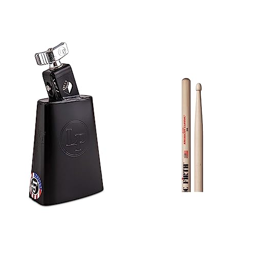 Pack: Cowbell LP Black Beauty (LP204AN) y Baquetas Vic Firth American Classic 5A