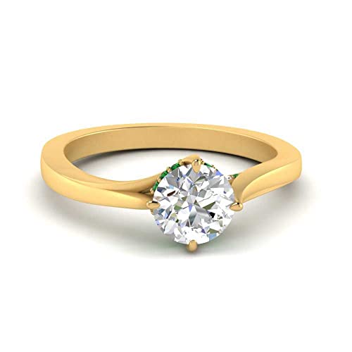 Bague diamant rond à halo caché, l'alliance idéale pour une demande unique