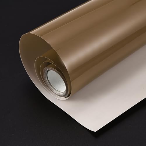 Rouleau vinyle de transfert thermique HTV polyuréthane café pour machine de découpe