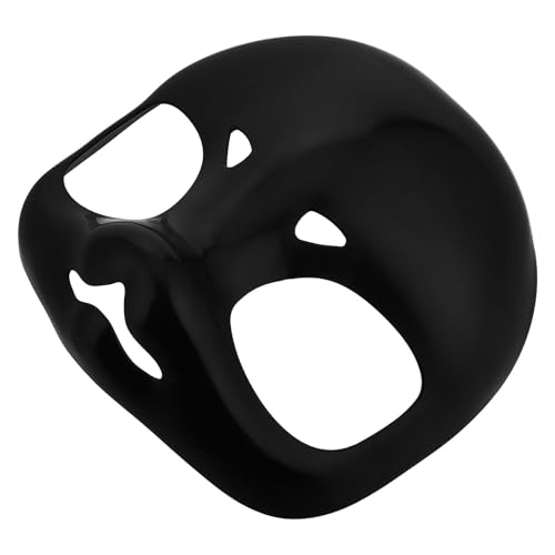 Masque tête de mort au design unique et finitions soignées pour costume de collection