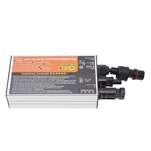 Naroote Inverter de Unión de Cuadrícula, Inversores para Paneles Solares Solar Inverter Grid Tie 18‑60V con Alta Tasa de Conversión TIPE de Cuadrícula Inverter Solar para Sistemas Solares