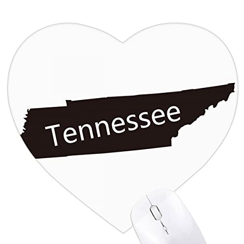 Tapis de souris Tennessee en cœur pour un espace de travail inspirant
