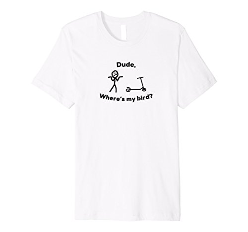 Funny bird scooter tee