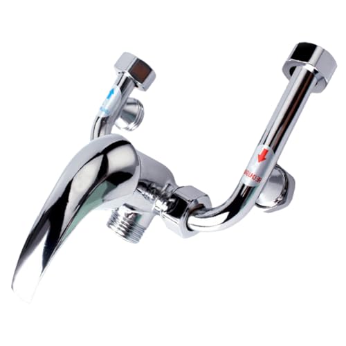 Gatuida Válvula de Ducha de Agua Mezclador de Agua y Fría Instalación Compatible con Calentadores Eléctricos para Ducha