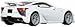 Hot Wheels Premium Car Culture Collectible Toy Car, 1:64 Scale Die-Cast Lexus LFA, Timeless Icons Vehicle with Real Riders Tires