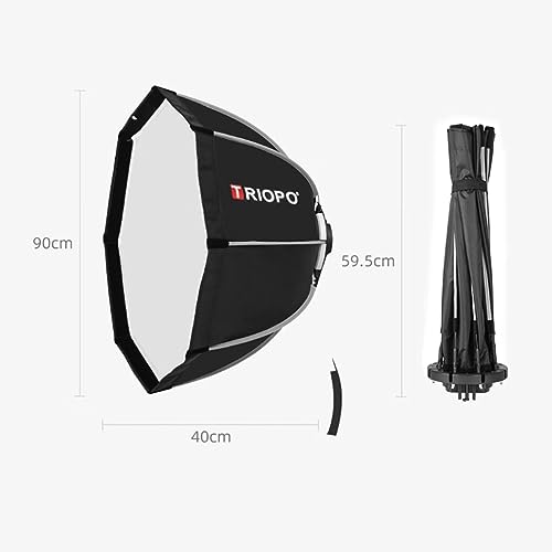 Eachshot EA702715 Triopo Kx90 Soft Box 35.4In/90Cm Softbox With Honeycomb Grid, Octagon Umbrella Photography Softbox thumb #3