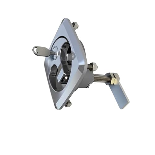 Serrure à plaque rotative pour sécuriser un conteneur d'expédition