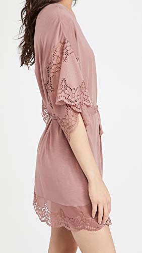 Eberjey Beatrix Lace Women's Robe (Hazelnut, Large) #TOP3