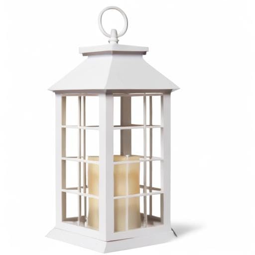 Image of A Cheerful Giver Flickering Flameless Candles with Remote - LED Battery Candles for Indoor /Outdoor Use - Wedding Decorations and Table Decor - 5.5 inch W x 13.5 inch H x 1.5 inch L - White