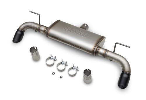 Flowmaster 718154 FlowFx Axle-Back Exhaust Stainless Dual Exit Black Tips