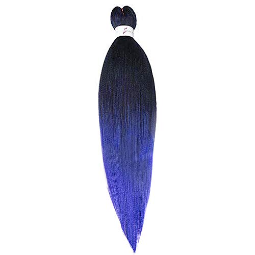 Pre Stretched Braiding Hair 22Inch Yaki Texture Braid Hot Water Setting Itch Free Synthetic Fiber 8 Packs/Lot Crochet Braiding Hair Extension