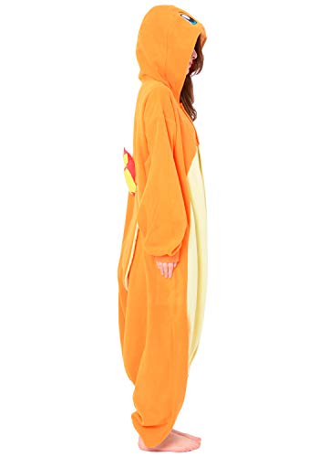 Sazac Kigurumi - Pokemon - Charmander - Onesie Jumpsuit Halloween Costume - Adult Xl Size #TOP2