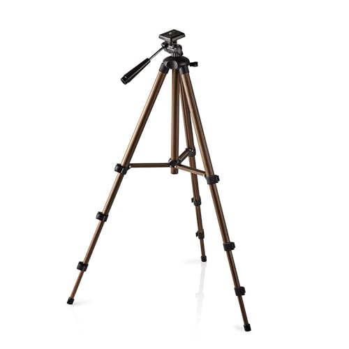 TronicXL Trépied Universel pour Appareil Photo 130 cm + Housse de Niveau Compact réglable Voyage Compatible avec Nikon Canon EOS Sony Panasonic DSLR SLR...