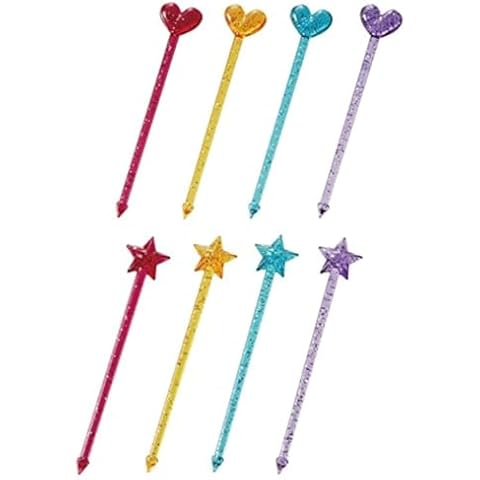 Torune Food Picks Bento Lunch Accessories Colorful Brilliantly Long Picks Heart Star Cover
