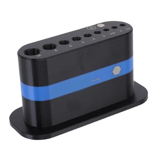 Naroote Boîte de Rangement pour Outils de clé en Forme de L, Support de clé Hexagonale de Vélo pour Série 950 avec Conception de Grille Interne, pour Accessoires de Cyclisme Organisés