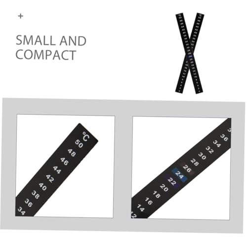 HOMOBABE 4 StüCk Klebethermometerstreifen FüR FermentationsgläSer Temperaturanzeige Aufkleber FüR Heimbrauen Sauerteig Und Backen Zur GäRtemperaturkontrolle