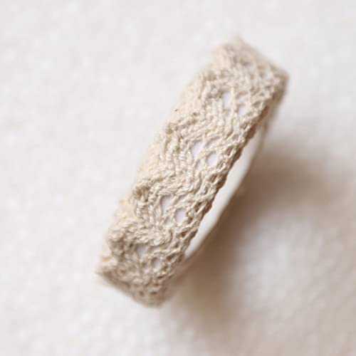 4Yards Fabric Cotton Lace Tape Self Adhesive Satin Face Decorative Tape Ribbon Lace Trim For Wedding Decor Diy Embroider #TOP4