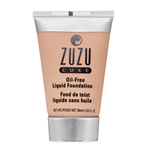 Zuzu Luxe,Oil Free Liquid Foundation (L -14),1 fl oz,Infused with vitamins A,E, aloe to keep skin supple and resilient.Natural, Paraben Free, Vegan, Gluten-free, Cruelty-free, Non GMO.