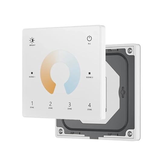 Gradation 4-Zone via contrôleur 2.4G pour rubans LED CCT