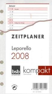 Preisvergleich Produktbild Ersatzkalendarium Kompakt A6, Jahresübersicht [Unknown Binding]