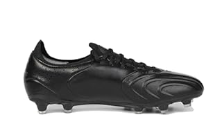 KELME Kangaroo Leather Soccer Cleats - FG Pro K-Leather Soccer Shoes - Outdoor Indoor Football Boots Mens Adult Sizes (Black, 8.5)
