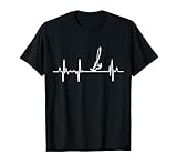 Línea Windsurf Heartbeat Windsurfer Pulse Camiseta
