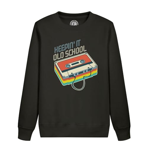 Sweatshirt enfant musique vintage cassette rétro années 80