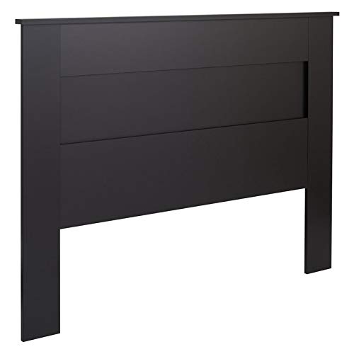 Pemberly Row Traditional Queen Flat Panel Headboard In Black #TOP15