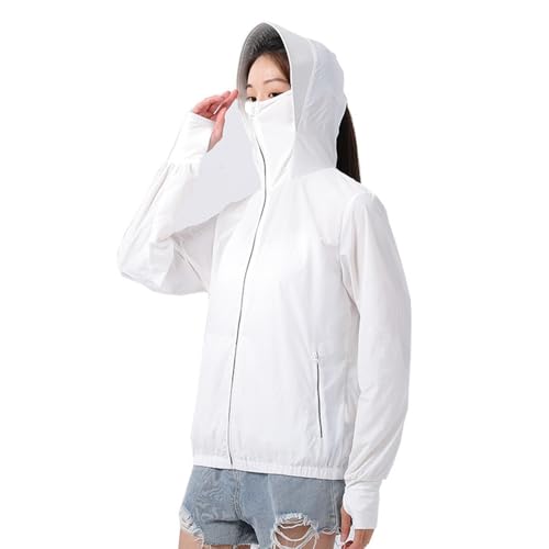 Image of Sun Protective Jacket UPF 50+ Air Conditioner Hoodie Lightweight Cooling Clothes with Fans Stay Cooling in Summer