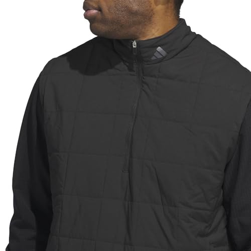 adidas Golf Ultimate365 Quilted DWR Mens Golf Jacket Black L4