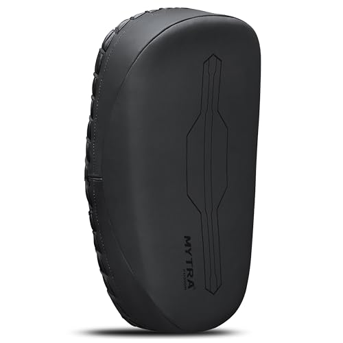 Mytra Fusion paos muay thai Curvo pao muay thai para artes marciales, kickboxing, taekwondo, entrenamiento, paos patadas Muay Thai Pads X 1 unidad individual